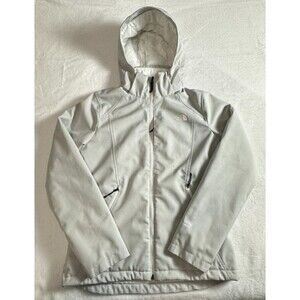 The North Face Apex Elevation Jacket Women's Sz M Grey Windwall Nylon Primaloft